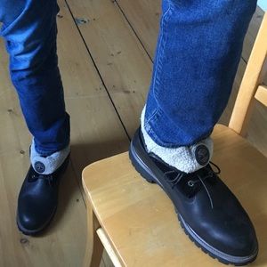 timberland men's basic single roll top ankle boot